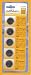 CR2016 Micro Lithium Cell Button 3v Batteries (5 Pack) - Also known as O-CR2016 DL201...