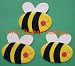 Felted Bumblebee Quilt Clips - Set/3