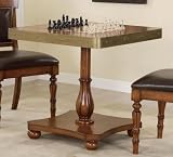 Game Table in Woodland Oak Finish Powell 604-207 WHT