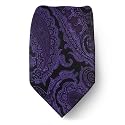 Men's Silk Sean John Neck Tie Purple/Black