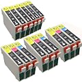 15 Inks (6x Black, 3x Cyan,3x Magenta, 3x Yellow) T0715 Multipack T0711 ~ T0714 ink cartridge compatible for Epson Stylus SX215 SX515W BX300f SX415 SX218 SX115 SX400 SX105 BX300F SX600FW S21 SX110 SX200 DX4400 DX8450 DX4450 SX205 SX610FW SX510W DX4050 SX100 SX210 D92 DX8400 S20 SX410 DX7450 DX5000 DX5050 DX4000 DX6000 DX6050 DX7400 DX9400F printers