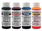 Edible Supply 4 oz BK/C/M/Y Edible Ink Refill Bottle Combo for All Canon Printer