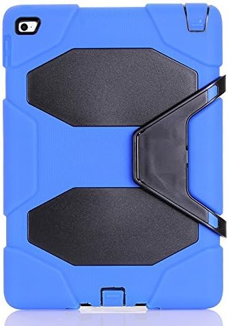 IIYBC Brand for Apple IPad Air 2 Defender Shockproof Survivor Military Duty Hybrid Hard Case (Blue)