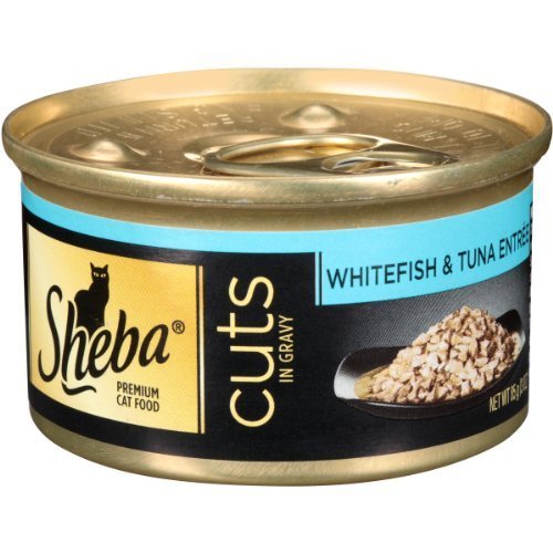 Sheba Premium Entree Cat Food, Cut's Whitefish and Tuna 3 Ounce (Pack of 24) by Mars Petcare [Pet Supplies]