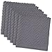 DII Cotton Zig Zag Weave Dish Clothes, 12 x 12 Set of 6, Heavy Duty Kitchen Bar Mop for Drying & Cleaning-Gray