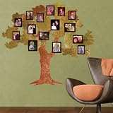 Classic Oak Family Tree Wall Sticker - Removable Wall Decals