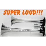 Assured Performance Super Loud Dual Trumpet Train Truck Air Horn 140db-NEW by Unknown
