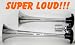 Super Loud Dual Trumpet Train Truck Air Horn 135db-NEW Image