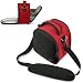 Vangoddy designed RED Compact DSLR & SLR HD Digital Camera Bag, Laurel Style For all Nikon SLR Entry Level or Professional Cameras with Unique Flip-out Compartment, Guaranteed Fit (D7000, D5100, D5000, D3100, D3000, D700, D90, D60, D40, D3S, Nikon 1 J1, DX-Format CMOS, Camera body Only, NIkkor Lenses, Grip, SLR Flash equipment, Camera Batteries, ect)