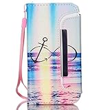 UNEXTATI Galaxy S4 ケース 手帳型ケース 2 in 1 高級PUレザー 耐衝撃 全面保護 Samsung Galaxy S4ケース カバー Case (ブルー, P4)