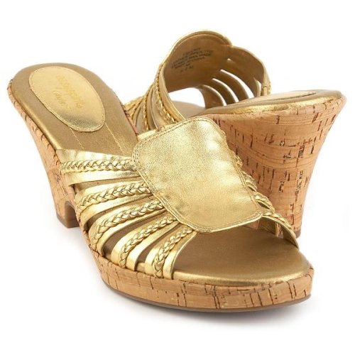 Easy Spirit Kick It Gold slides Picture
