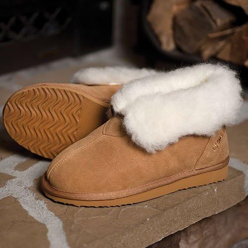 Plymouth Mocs Womens Ankle Boot Slippers
