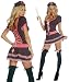 Sexy Pink and Black Polka Dot Nurse Costume