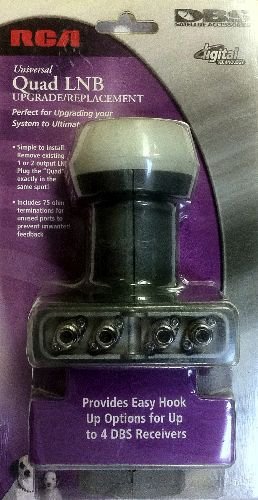 RCA RCA Dlnb4 Universal Quad LNB RCA RCA Dlnb4 Universal Quad LNB