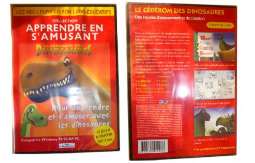 Apprendre en s'amusant LES DINOSAURES - CD ludo �ducatif