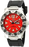 buy REACTOR Men's 53811 Gamma Red Dial Two-Tone Stainless Steel Rubber Strap Watch