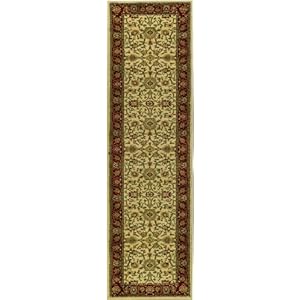 Safavieh Lyndhurst Collection Lnh212k Ivory And Red Area Runner