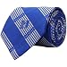 NCAA Duke Blue Devils Royal Blue-Silver Poly Plaid Woven Tie