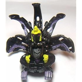 Bakugan New Vestroia Bakuneon LOOSE Single Figure Darkon (Black) Ingram 730G