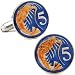 Hand Painted Caymen Island Five Cent Coin Cufflinks