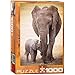 Eurographics Elephant and Baby 1000-Piece Puzzle