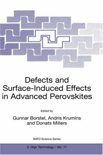 Defects and Surface-Induced Effects in Advanced Perovskites