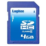 Logitec SDHC�������J�[�h 4GB class6 LMC-FSDH04GC6/