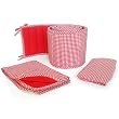 Tadpoles Basics 3 Piece Cradle Set - Red