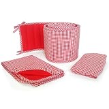 Tadpoles Basics 3 Piece Cradle Set - Red