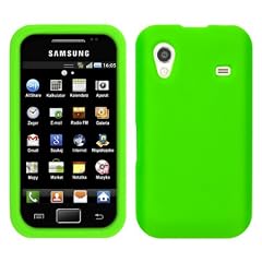 Gr�n Silikon H�lle Schutzh�lle Tasche Case f�r Samsung Galaxy Ace S5830 / S5830i