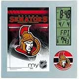 NHL Ottawa Senators Digital Desk Clock