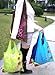 Reusable Shopping Tote Bag - Folded into a Strawberry - Royal Blue