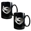 Atlanta Thrashers 2pc Black Ceramic Mug Set - Primary Logo NHL Hockey