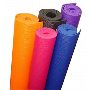 1/4 inch Extra Thick Deluxe Yoga Mat (Orange)
