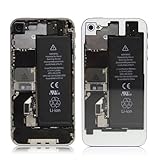 iPhone4S バックパネル・クリア(ホワイト)