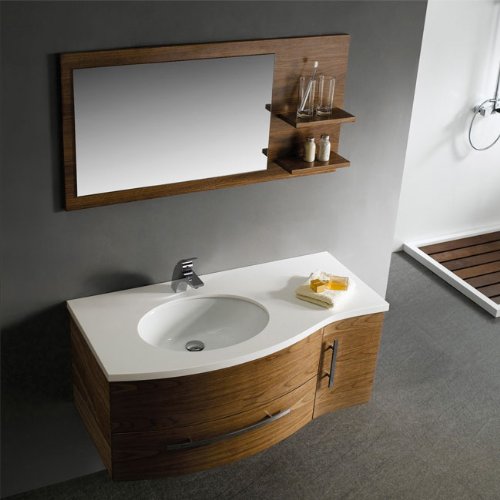 Vigo Industries VG09005108LHK1 Victoria Contemporary Walnut