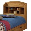 Prairie Collection Twin Bookcase Headboard Country Pine finish