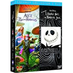 Alice au pays des merveilles + L'�trange no�l de mr. Jack - coffret 3 DVD