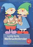 Lustig-bunte Weihnachtsfenster: Fensterbilder und Fensterketten aus Papier