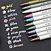 Metallic Markers for Adult Coloring Books Waterproof Marker Set 10 Colors
