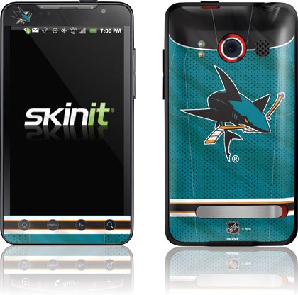 Skinit San Jose Sharks Home Jersey Vinyl Skin for HTC EVO 4G