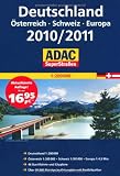 Produkt-Bild: ADAC SuperStra&szlig;en 2010/2011 Deutschland, Schweiz, &Ouml;sterreich, Europa mit Spiralbindung: Deutschland 1:200 000, Schweiz 1:301 000, &Ouml;sterreich ... Eintr&auml;gen im Ortsregister und Postleitzahlen