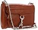 Rebecca Minkoff MAC Clutch Handbag, Chocolate Brown, Leather
