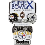 NFL Pittsburgh Steelers Historic Super Bowl Collectors Pin - Super Bowl X