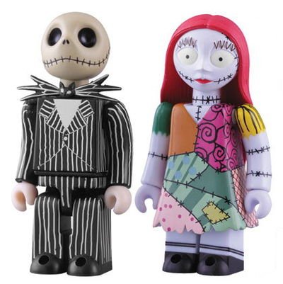 Nightmare Before Christmas Jack and Sally Kubrick 2-Pack Figure