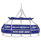 Customized Bud Light 28 inch Stained Glass Pool Table Light (fls) Customized Bud Light 28 inch Stained Glass Pool Table Light (fls)