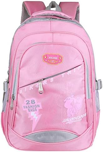 Kids Princess Backpack Students Book bag for boys Pupils School bag (Pink)