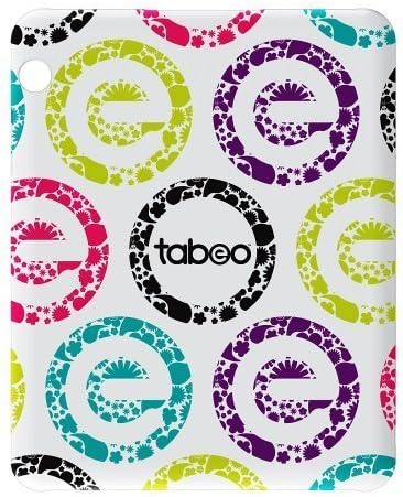Tabeo e2 Stylized Hard Case - Multi-Colored e Logo