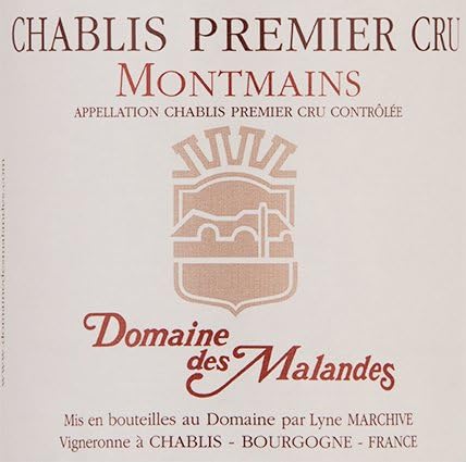 2011 Domaine des Malandes Chablis Montmains Burgundy 750 mL