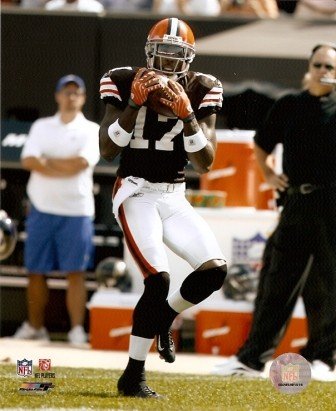 Braylon Edwards Cleveland Browns Receiving 8x10 Photo
